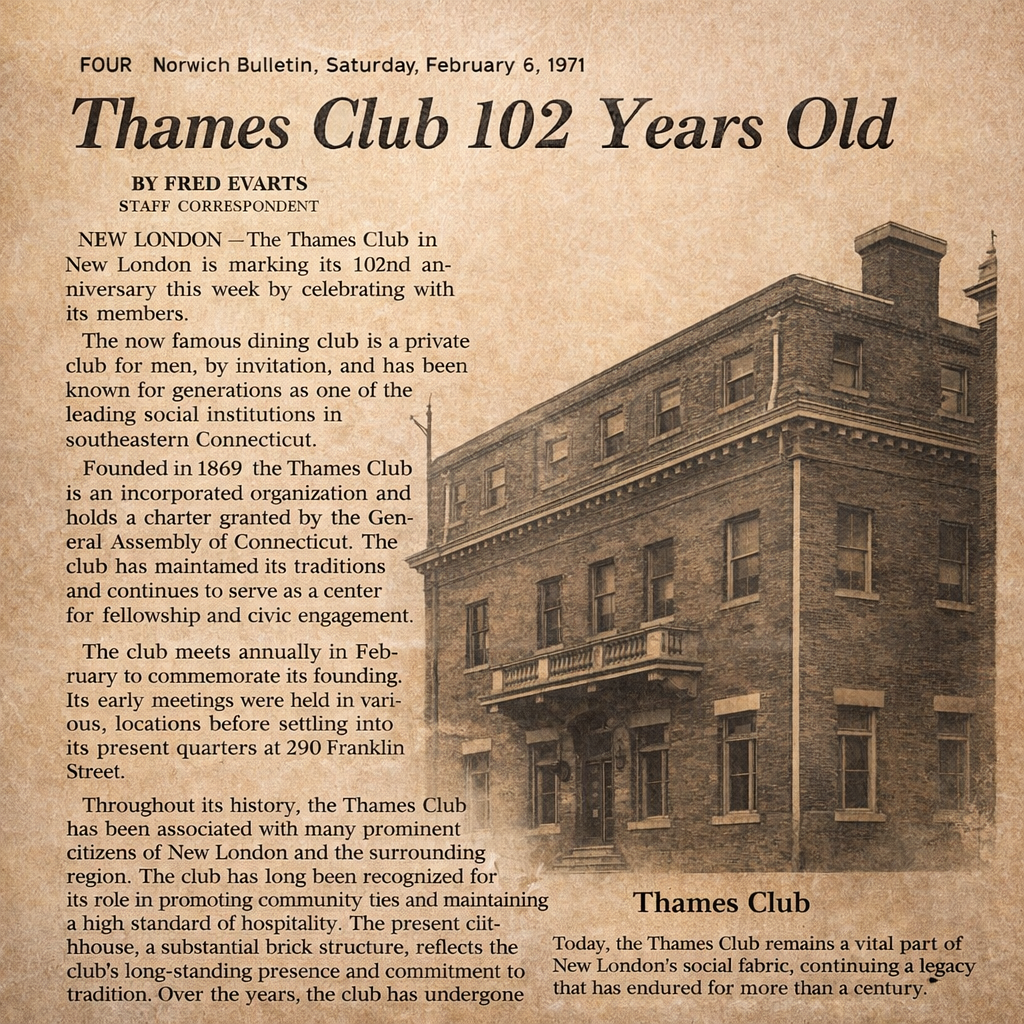 The Thames Club — 290 State Street