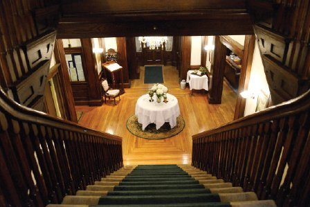 Thames Club staircase from above